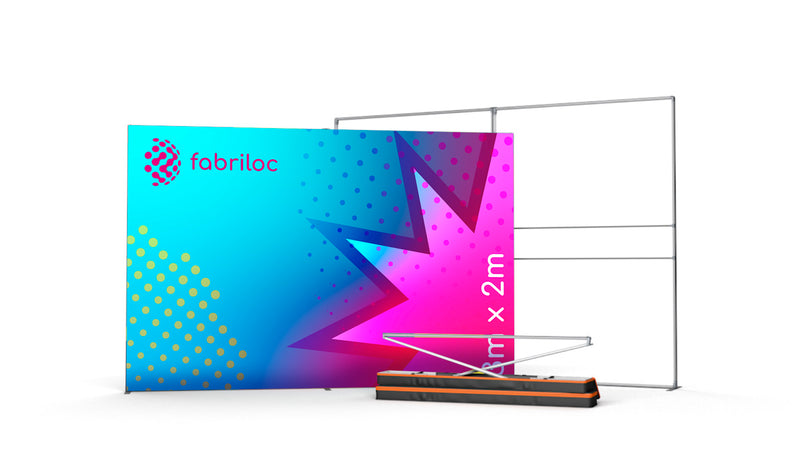 Fabriloc Tension Fabric 3m x 2m Portable Display
